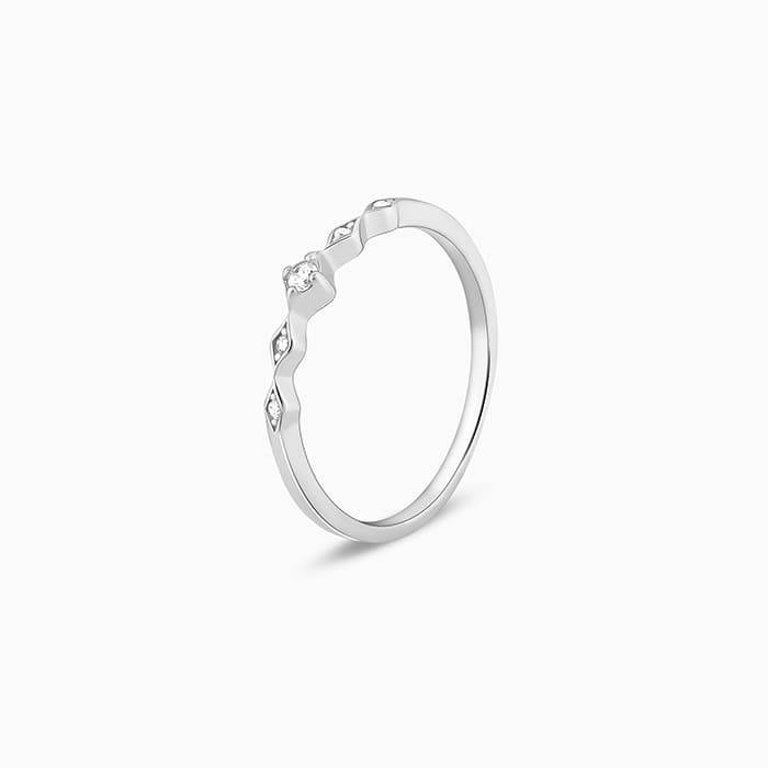 Giva 925 Sterling Silver Flamme Ring,Fixed Size,Indian - 11| Gifts For Women And Girls | W : R01529