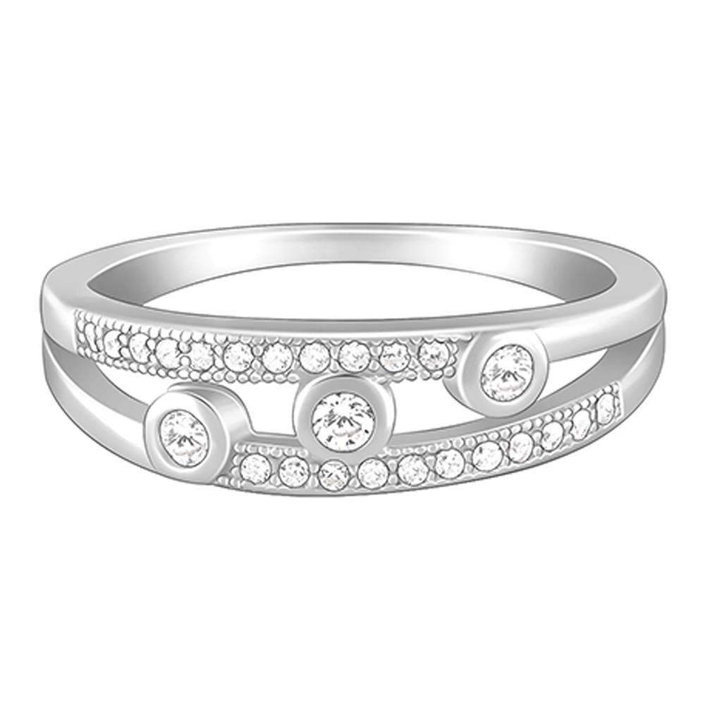 Giva 925 Sterling Silver Orion'S Belt Ring,Fixed Size,Indian - 11 : R01534