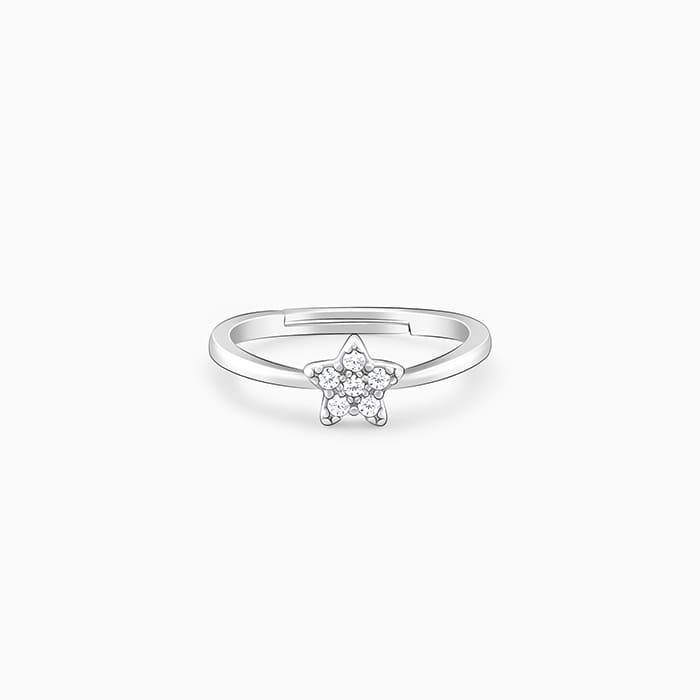 Giva 925 Sterling Silver Star Constellation Ring, Adjustable | Gifts For Women And Girls | : R01535