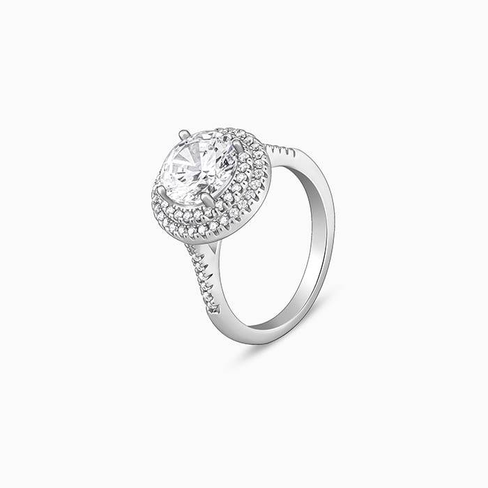 Giva 925 Sterling Silver Zia Ring,Fixed Size, Indian - 12 | Gifts For Women And Girls | Wi : R01558