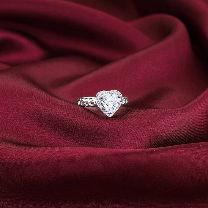 Giva 925 Sterling Fall In Love Ringfixed Size,Indian - 11 | Gifts For Women And Girls | Wi : R01559