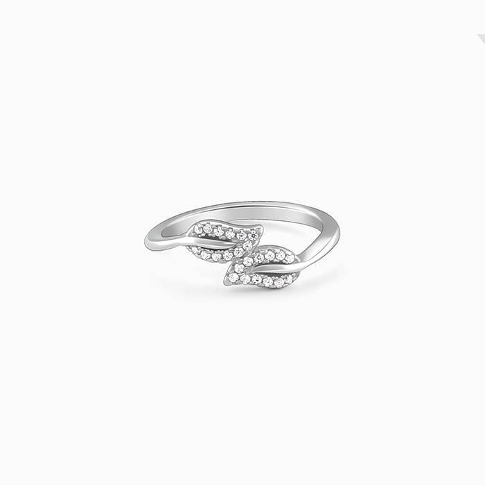 Giva 925 Sterling Silver Be-Leaf Me Ring,Fixed Size,Indian - 11| Gifts For Women And Girls : R01567