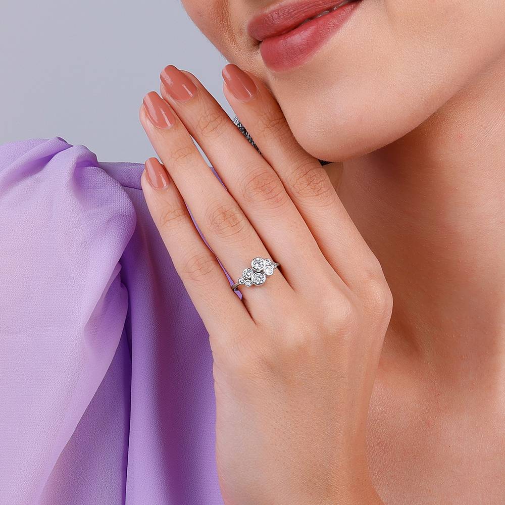 Giva 925 Sterling Silver Carina Ring,Fixed Size,Indian - 11 : R01571