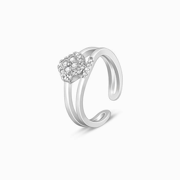 Giva 925 Sterling Silver Classy Rhombus Ring,Adjustable | Gifts For Women And Girls | With : R01581