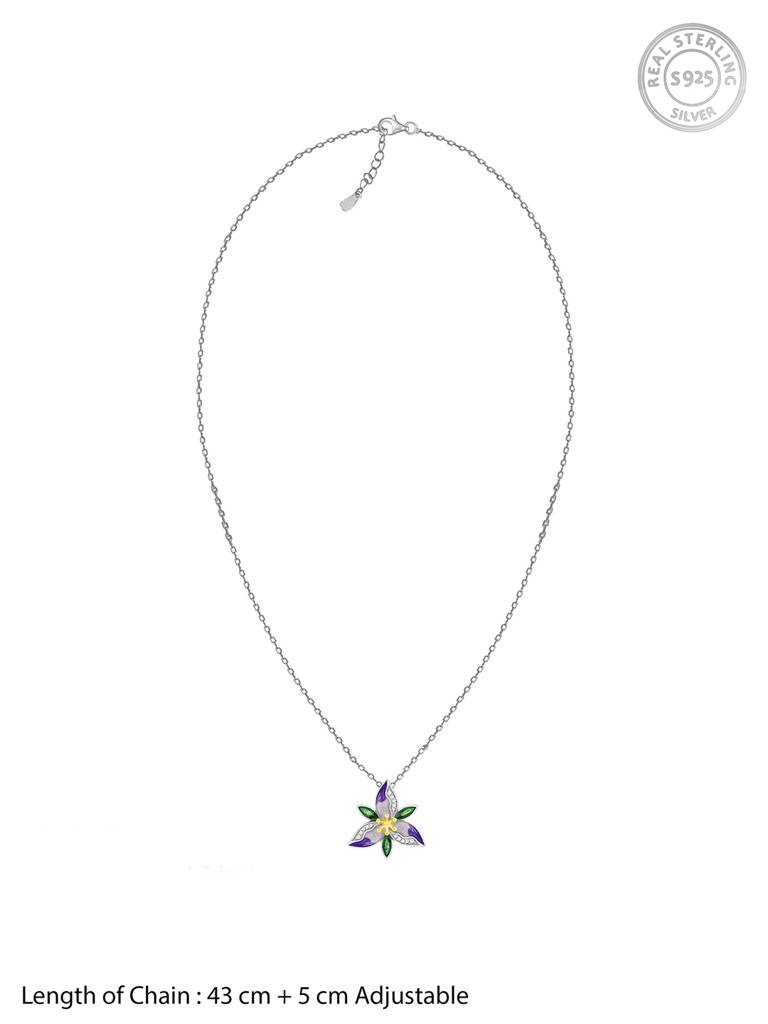 Giva 925 Sterling Silver Bhumi Silver Convertible Trillium Ring