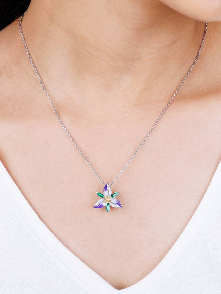 Giva 925 Sterling Silver Bhumi Silver Convertible Trillium Ring