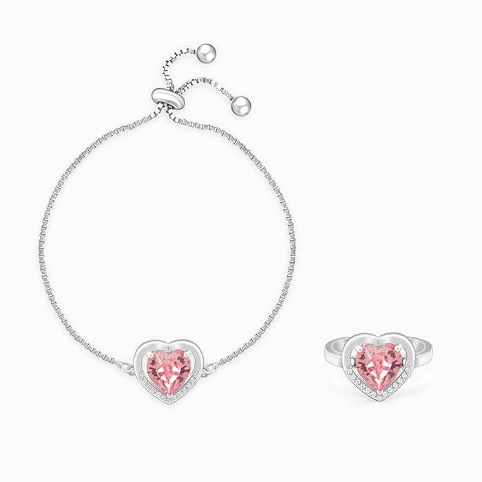 Giva 925 Sterling Silver Valentine Set| Gifts For Women And Girls | With Certificate Of Au : R01607BR0920