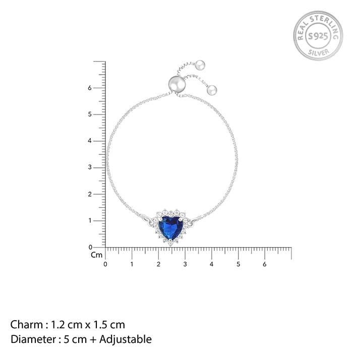 Giva 925 Sterling Silver Heart Of The Ocean Set| Gifts For Women And Girls | With Certific : R01611BR0923