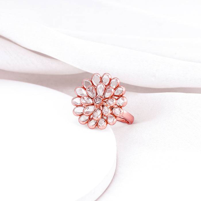 925 Silver Banno Ring, Adjustable For Women : R01616