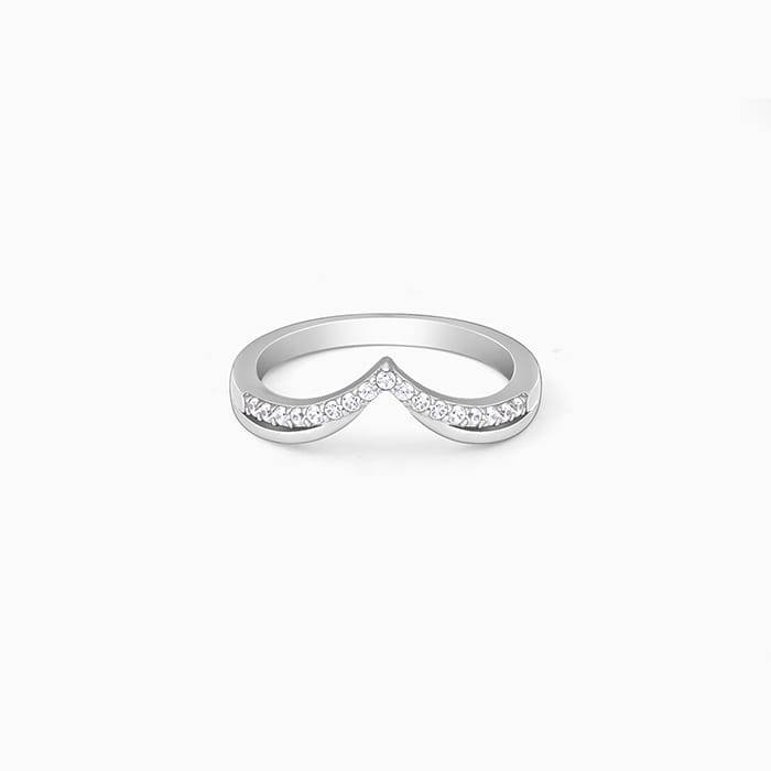 Giva 925 Sterling Silver Insignia Vanki Ring,Fixed Size, Indian - 12, Us - 6 | Gifts For W : R01621