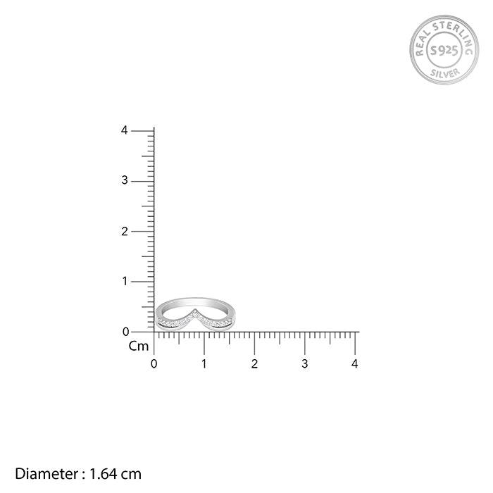 Giva 925 Sterling Silver Insignia Vanki Ring,Fixed Size, Indian - 12, Us - 6 | Gifts For W : R01621