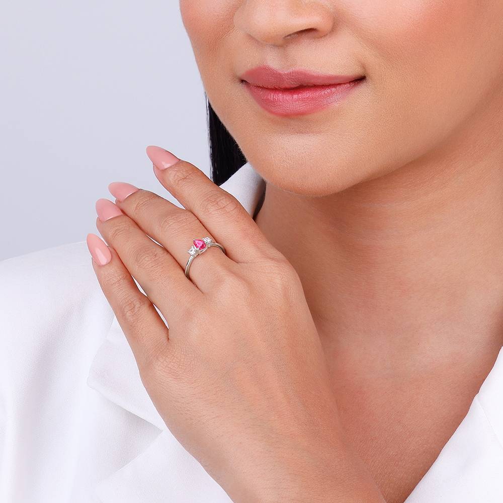 Giva 925 Sterling Silver Sweet Love Ring,Adjustable|Gift For Valentine | Gift For Girlfriend : R01639