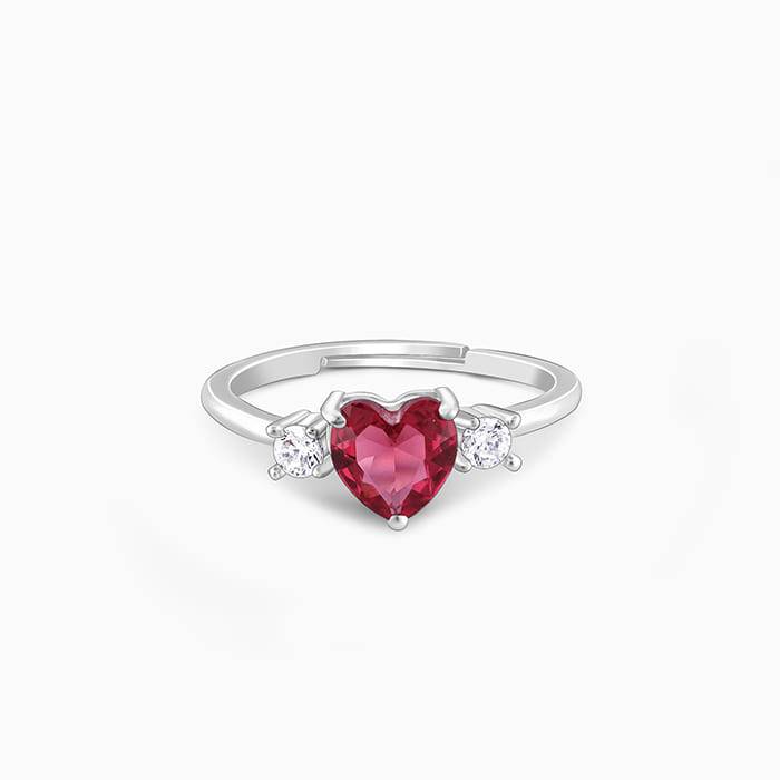 Giva 925 Sterling Silver Stay With Me Ring,Adjustable|Gift For Valentine | Gift For Girlfr : R01640
