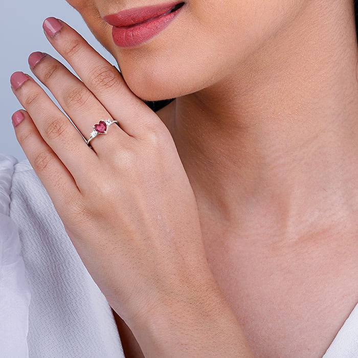 Giva 925 Sterling Silver Stay With Me Ring,Adjustable|Gift For Valentine | Gift For Girlfr : R01640