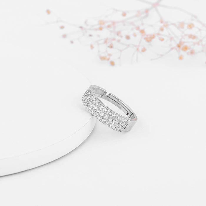 Giva 925 Sterling Silver Custom,Adjustable I Miss You Ring|Gift For Valentine|Gift For Gir : R01648