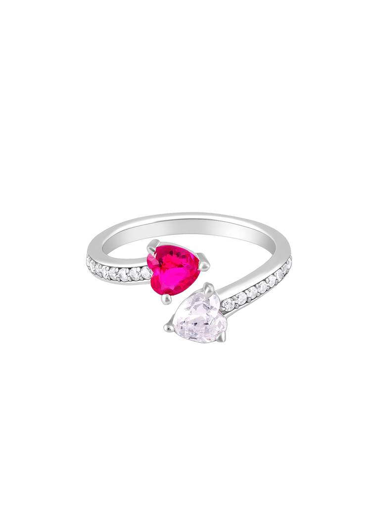 925 Silver Be Mine Ring, Adjustable For Womens And Girls : R01651