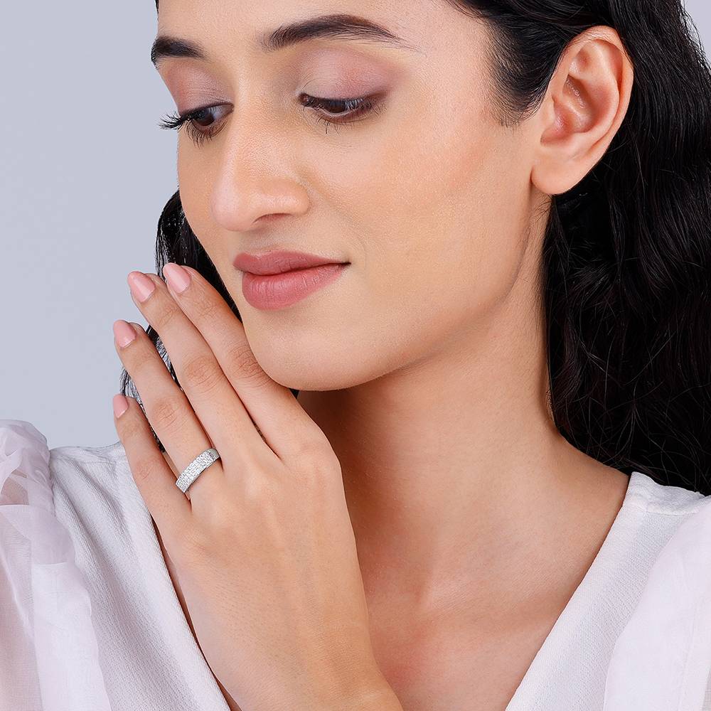 Giva 925 Sterling Silver Custom Te Amo Ring,Adjustable|Gift For Valentine|Gift For Girlfriend|With Certificate : R01674