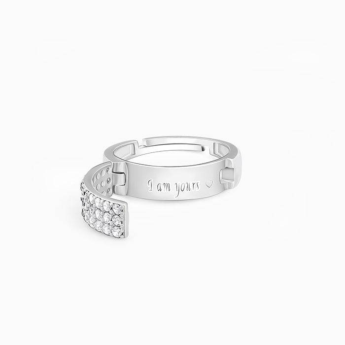 Giva 925 Sterling Silver Custom I'M Yours Ring,Adjustable|Gift For Valentine|Gift For Girl : R01675