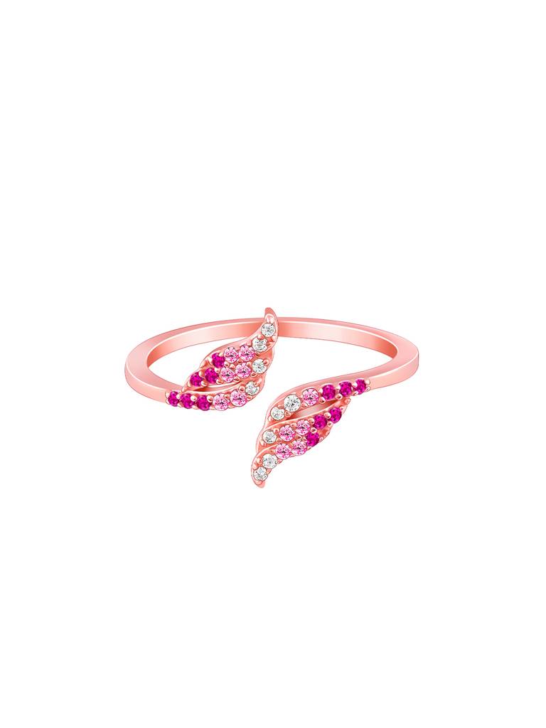 925 Silver Rose Gold Dream Chaser Ring For Women : R01684