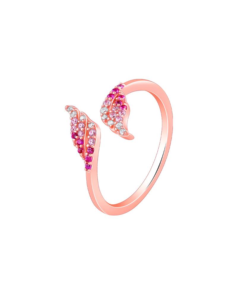 925 Silver Rose Gold Dream Chaser Ring For Women : R01684