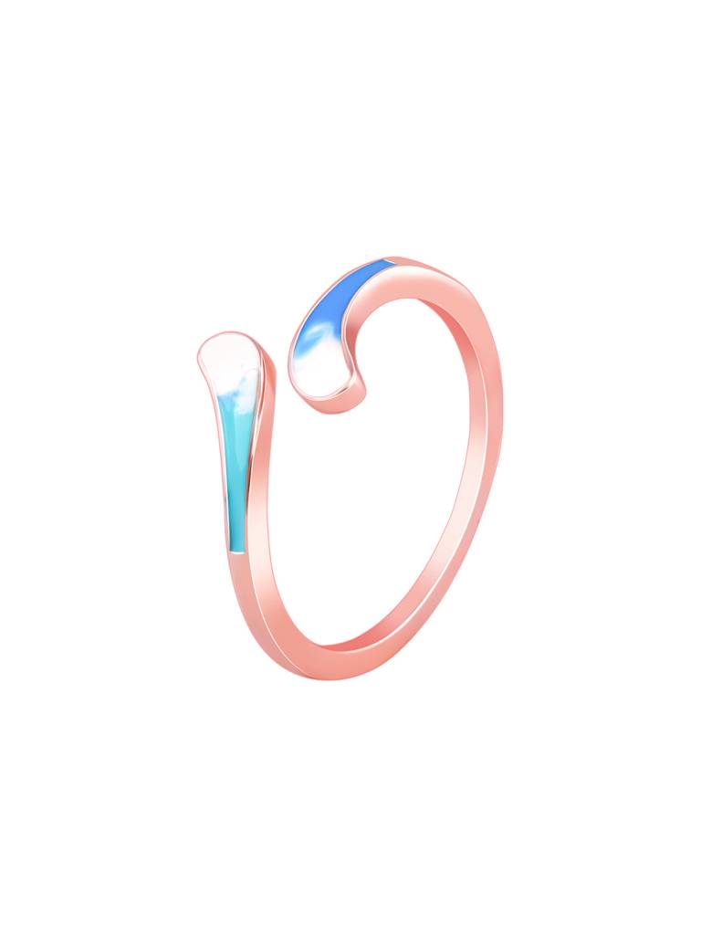 925 Silver Rose Gold Free Bird Ring For Women : R01685