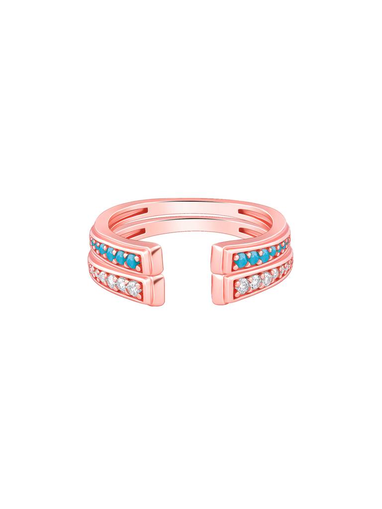 925 Silver Rose Gold Bird Stack Rings For Women : R01690R01769