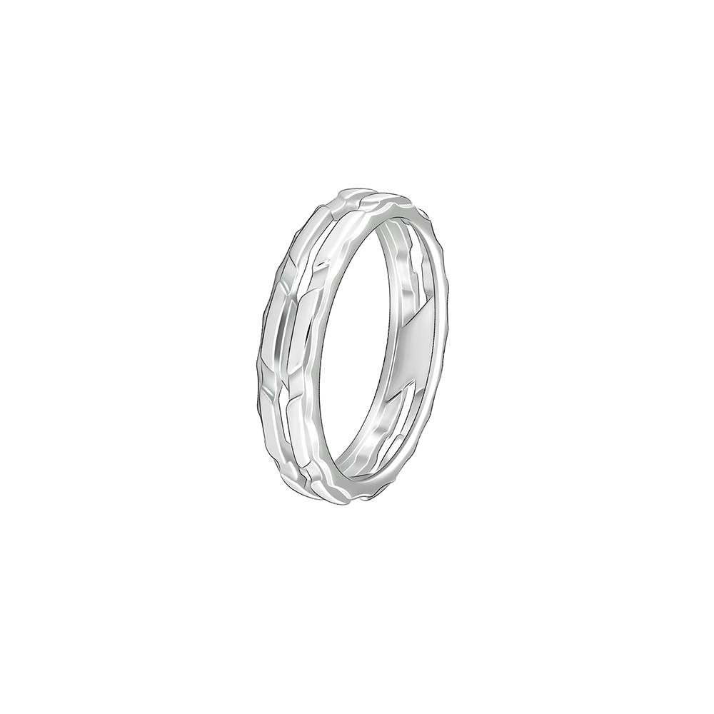 Giva 925 Sterling Silver Mirthful Ring For Him,Fixed Size,Indian - 22 | Gifts For Men And Boys : R01739