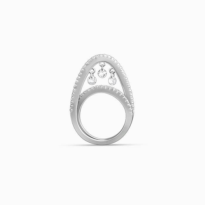 Giva 925 Silver Grace Away Ring,Fixed Size| Gifts For Women And Girls | With Certificate O : R01751