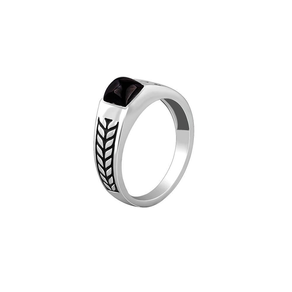Giva 925 Silver Be Bold Ring For Him,Fixed Size, Indian - 22| Gifts For Men And Boys : R01762