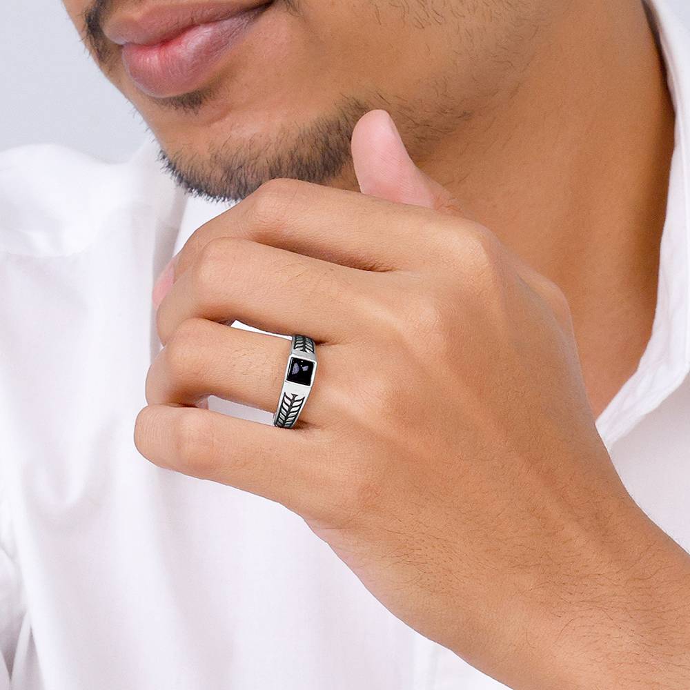 Giva 925 Silver Be Bold Ring For Him,Fixed Size, Indian - 22| Gifts For Men And Boys : R01762
