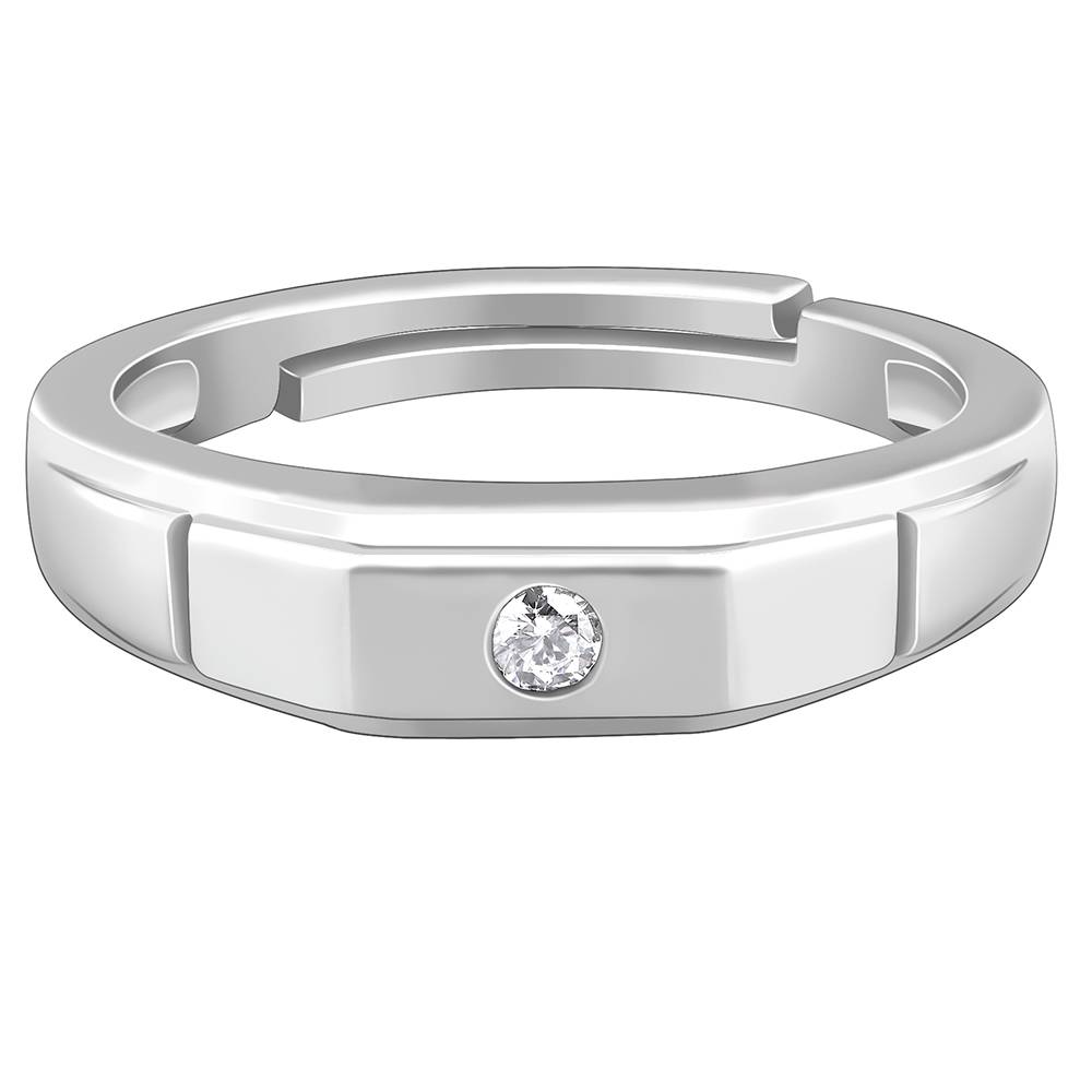 Giva 925 Silver Generosity Ring For Him,Adjustable| Gifts For Men And Boys : R01763