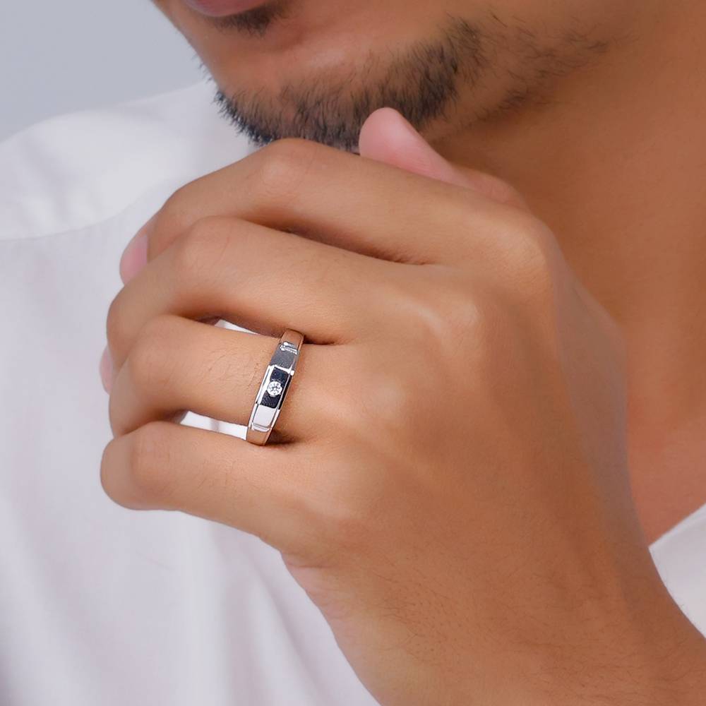 Giva 925 Silver Generosity Ring For Him,Adjustable| Gifts For Men And Boys : R01763