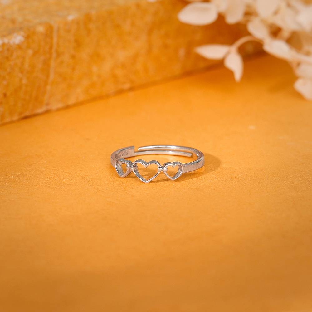 Giva 925 Silver Gleaming Love Ring : R01776