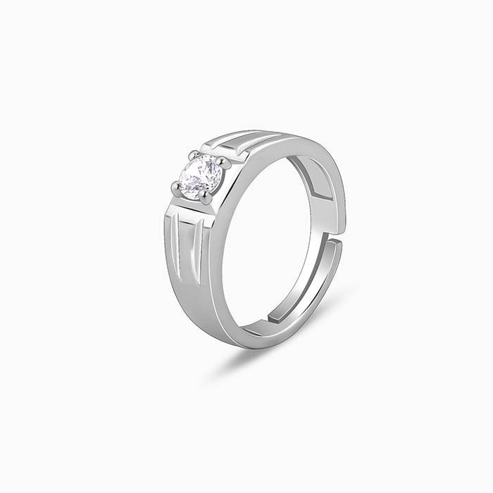 Giva 925 Silver Charm Away Ring For Him,Adjustable| Rings To Gift Men & Boys| With Certificate Of Au : R01784