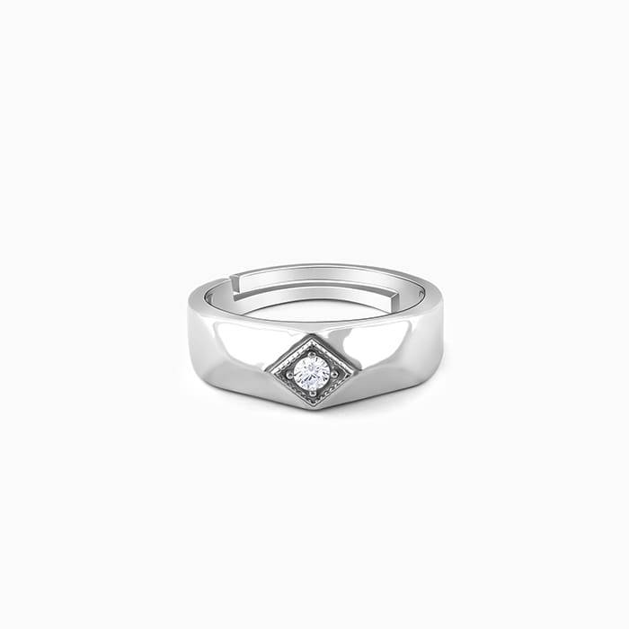 Giva 925 Silver Racy Rugged Ring For Him,Adjustable | Gifts For Men And Boys | With Certif : R01785
