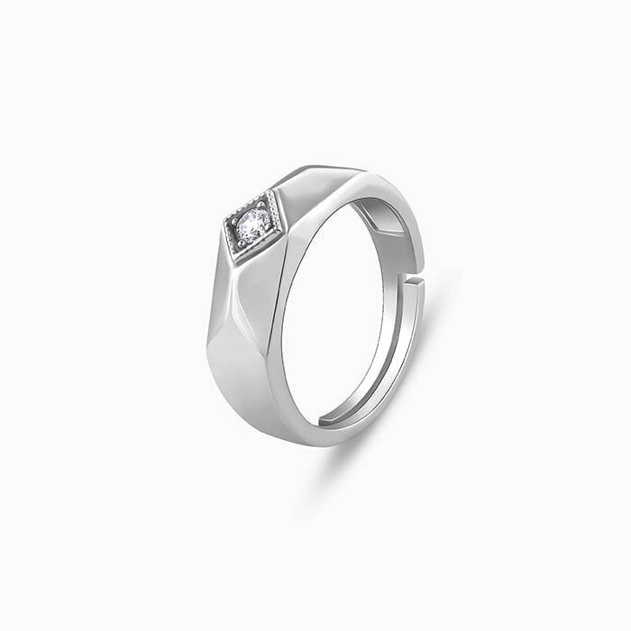Giva 925 Silver Racy Rugged Ring For Him,Adjustable | Gifts For Men And Boys | With Certif : R01785