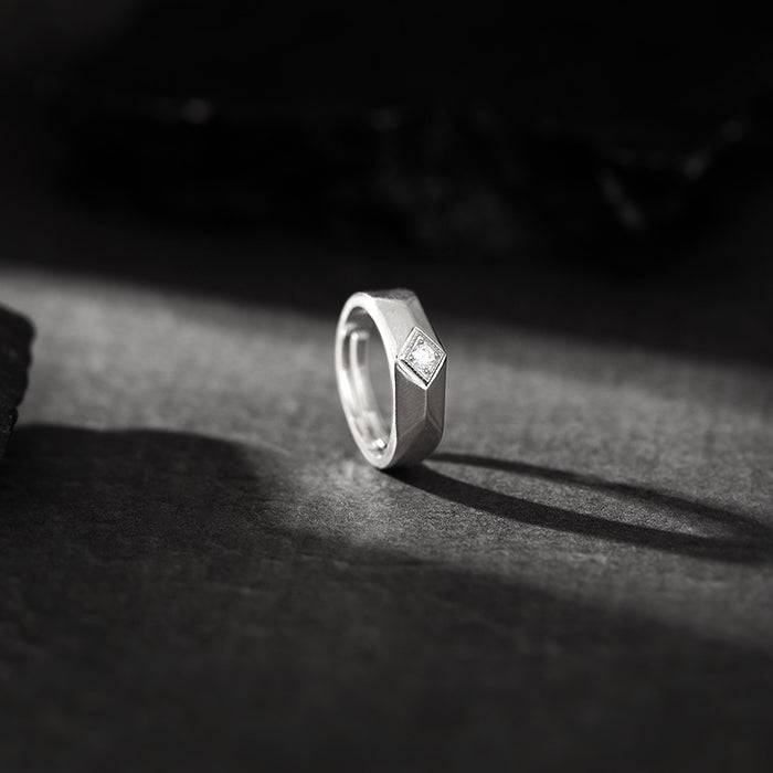 Giva 925 Silver Racy Rugged Ring For Him,Adjustable | Gifts For Men And Boys | With Certif : R01785