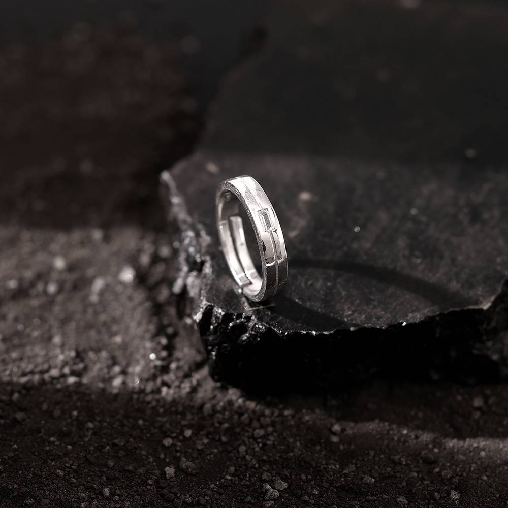 Giva 925 Silver Magnificiant Ring For Him,Adjustable| Gifts For Men And Boys : R01787
