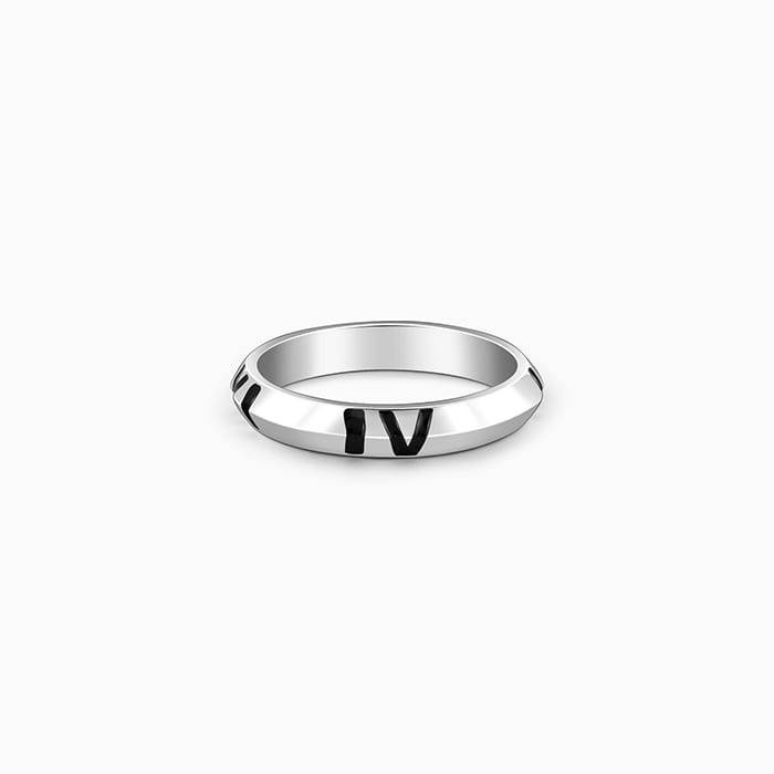 Giva 925 Silver Roman Bands,Fixed Size,Indian - 20| Gifts For Men And Boys | With Certific : R01797