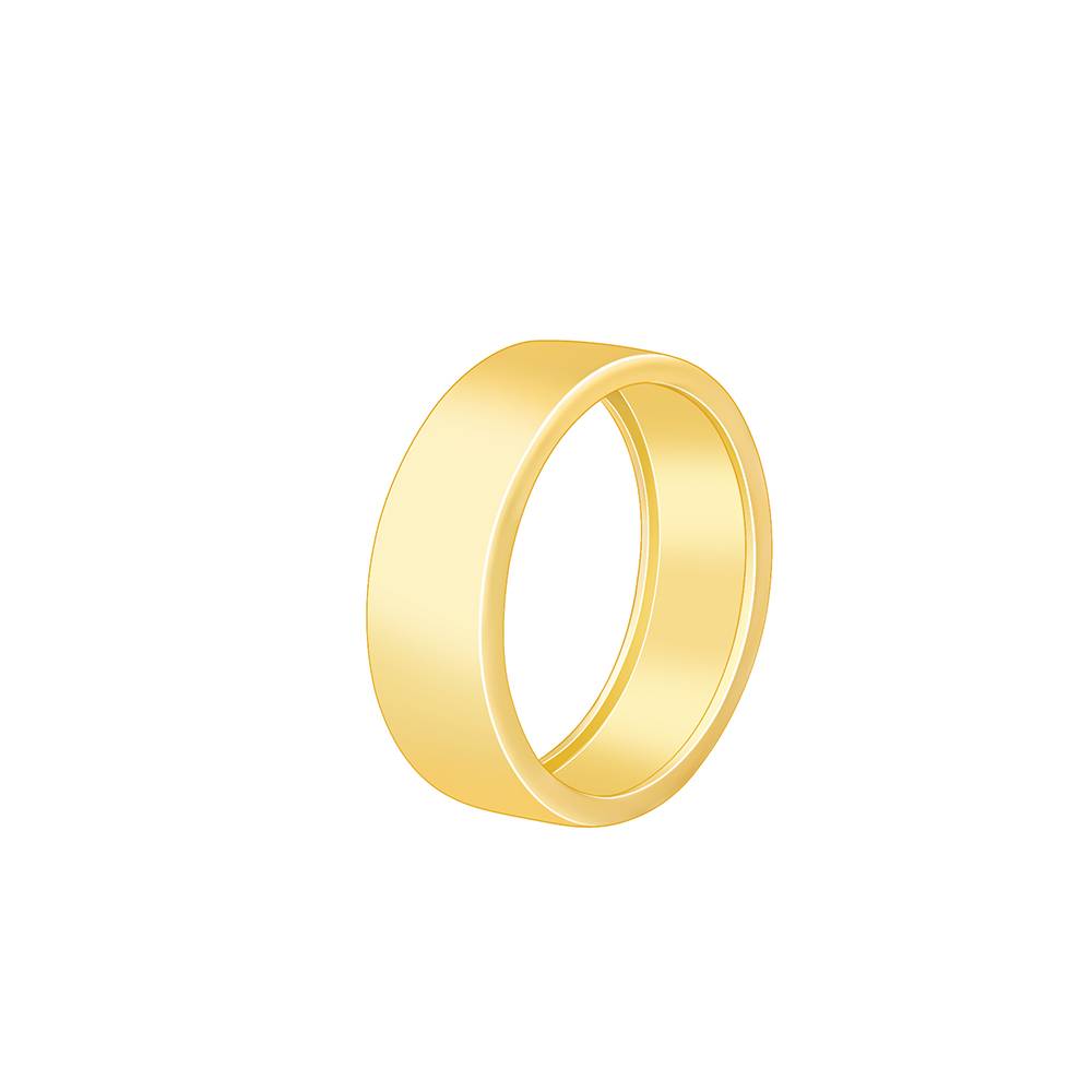 Giva 925 Silver Golden Minimal Style Ring For Him,Indian - 17 : R01799