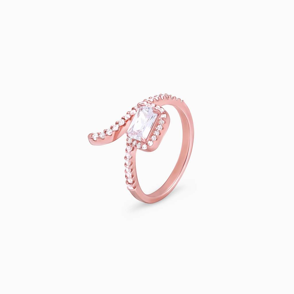 Rose Gold Twisted Euphoria Ring : R0179