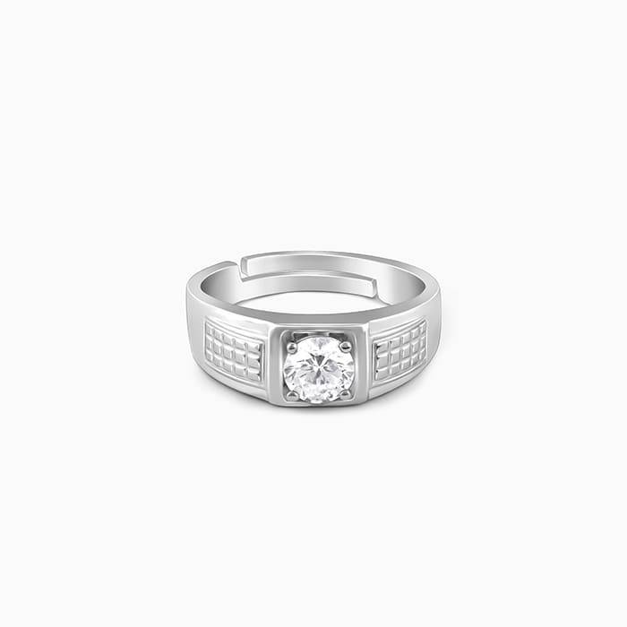 Giva 925 Silver Macho Ring For Him,Fixed Size,Indian - 20,| Gifts For Mens And Boys| With  : R01833