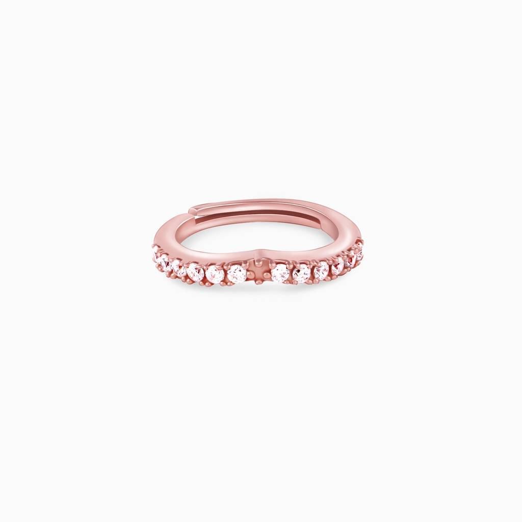 Rose Gold Regal Lining Ring : R0183