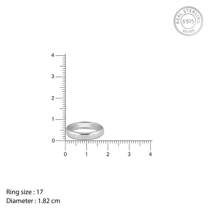 Giva 925 Silver Resilient Ring For Him, Fixed Size| Gifts For Men & Boys | With Certificat : R01932_17