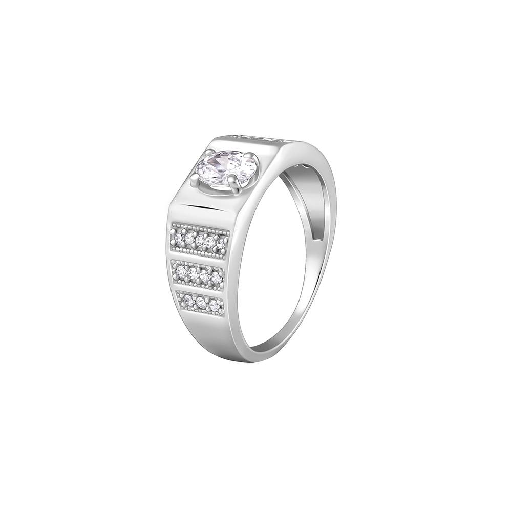 925 Silver Signet Ring For Him : R01933_17