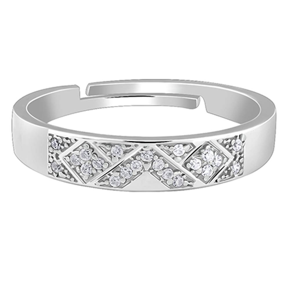 Giva 925 Silver Modern Minimalism Ring For Him : R01934_20