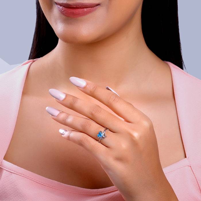 Giva 925 Silver Bonded Hearts Ring : R01940