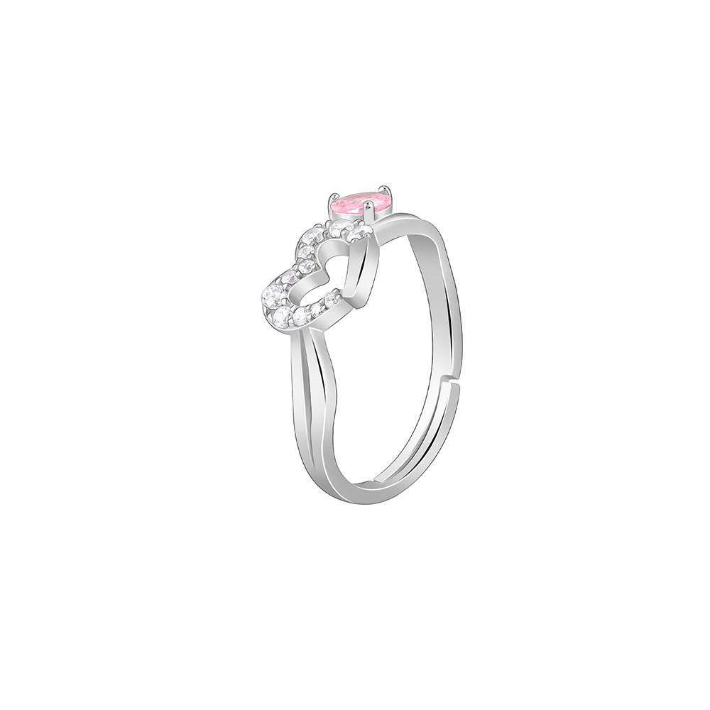 Giva 925 Silver Tranquil Love Ring, Adjustable | Gifts For Women And Girls | With Certificate Of Authenticity And 925 : R01958