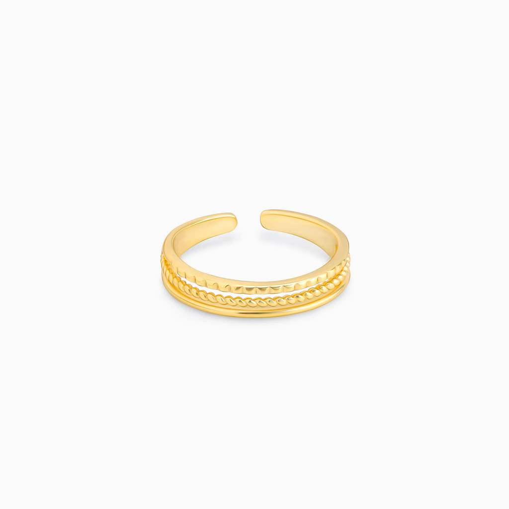 Golden Simplistic Angelic Ring : R0195