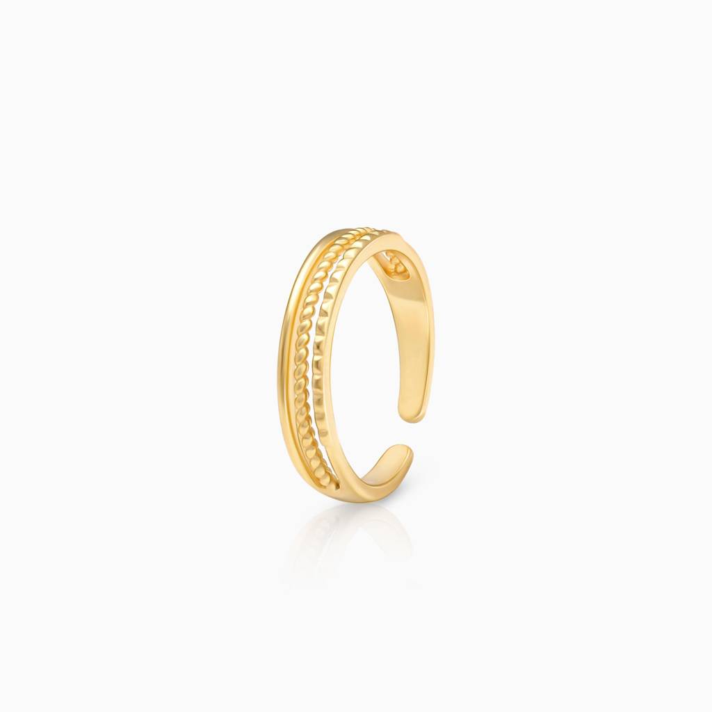 Golden Simplistic Angelic Ring : R0195